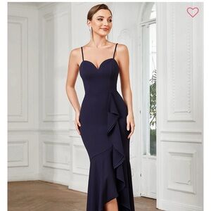 Ever Pretty Navy Gown NWT
